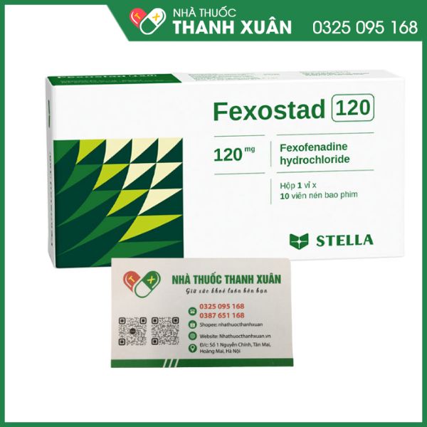 Fexostad 120 trị viêm mũi dị ứng